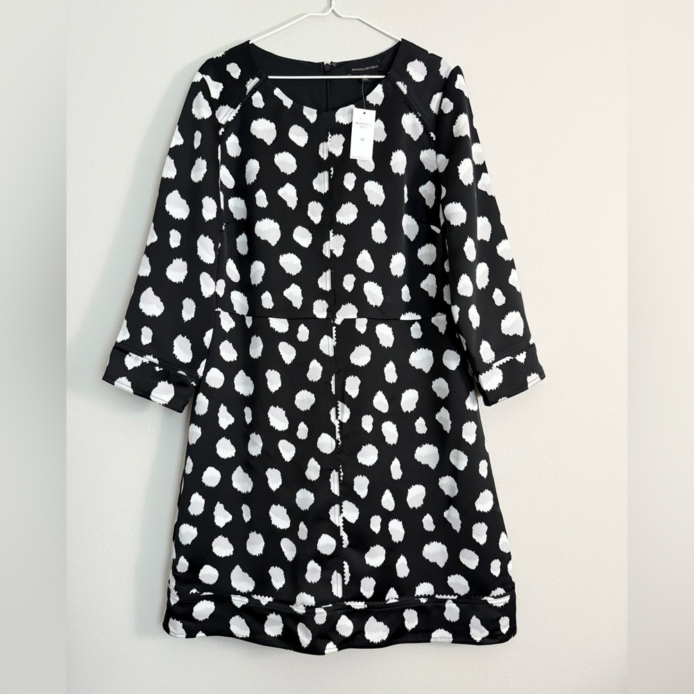 Banana Republic Silk Polka Dot Dress